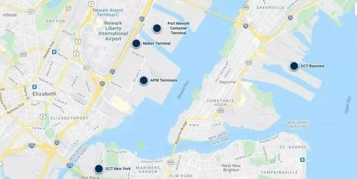 美國(guó)紐約港