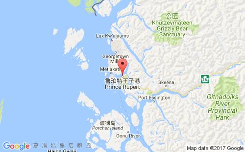 加拿大主要港口 魯珀特王子港(PRINCE RUPERT)