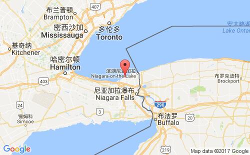 加拿大海運港口威萊爾港port weller,on港口地圖