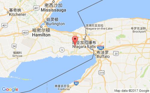 加拿大海運港口威蘭welland,on港口地圖