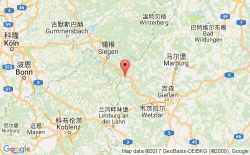 德國(guó)港口海格爾haiger港口地圖