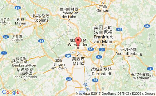 德國(guó)港口威斯巴登wiesbaden港口地圖