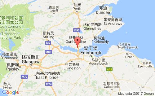 英國港口羅賽斯rosyth港口地圖