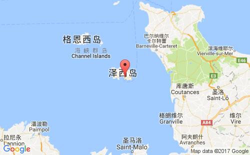 英國(guó)港口圣赫利爾st.helier港口地圖
