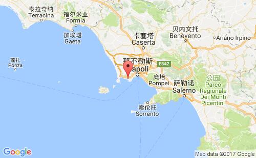 意大利港口巴尼奧利bagnoli港口地圖