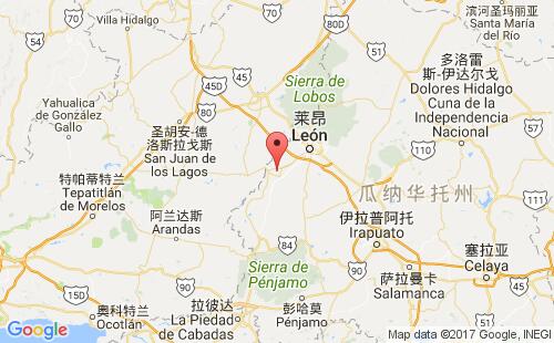 墨西哥海運(yùn)港口圣弗朗西斯科德?tīng)柫挚譻an francisco del rincon港口地圖