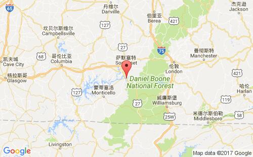 美國海運港口伯恩賽德burnside港口地圖