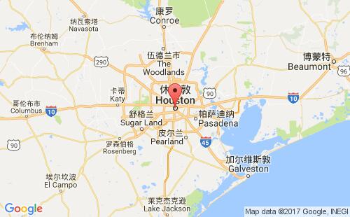 美國海運(yùn)港口休斯頓houston,tx港口地圖